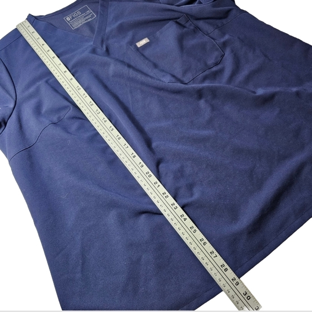 FIGS Blue Technical Collection One-Pocket Medical Scrub Top, Women’s 3XL - Picture 5 of 9